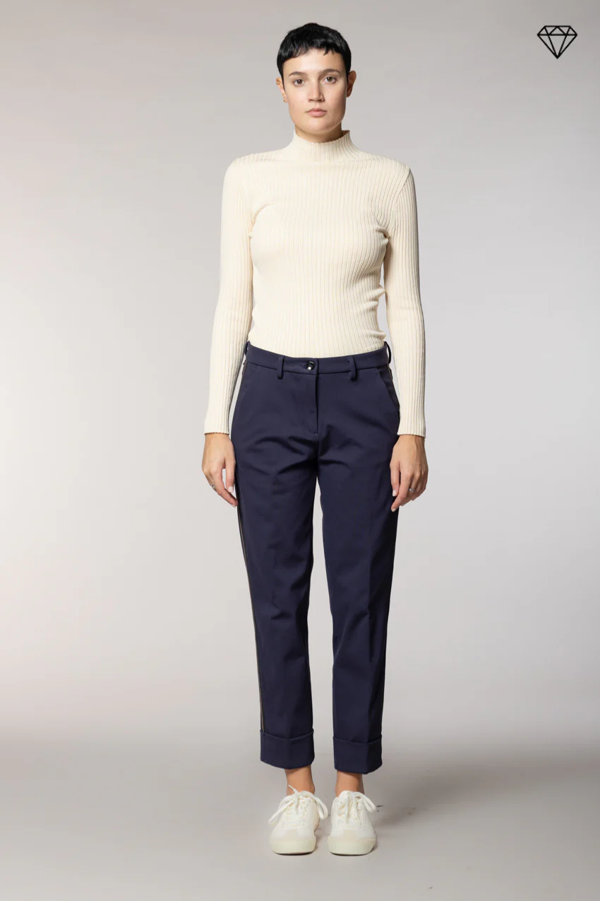 New York Carrot pantalone chino donna in jersey tecnico carrot fit ① - Image 6