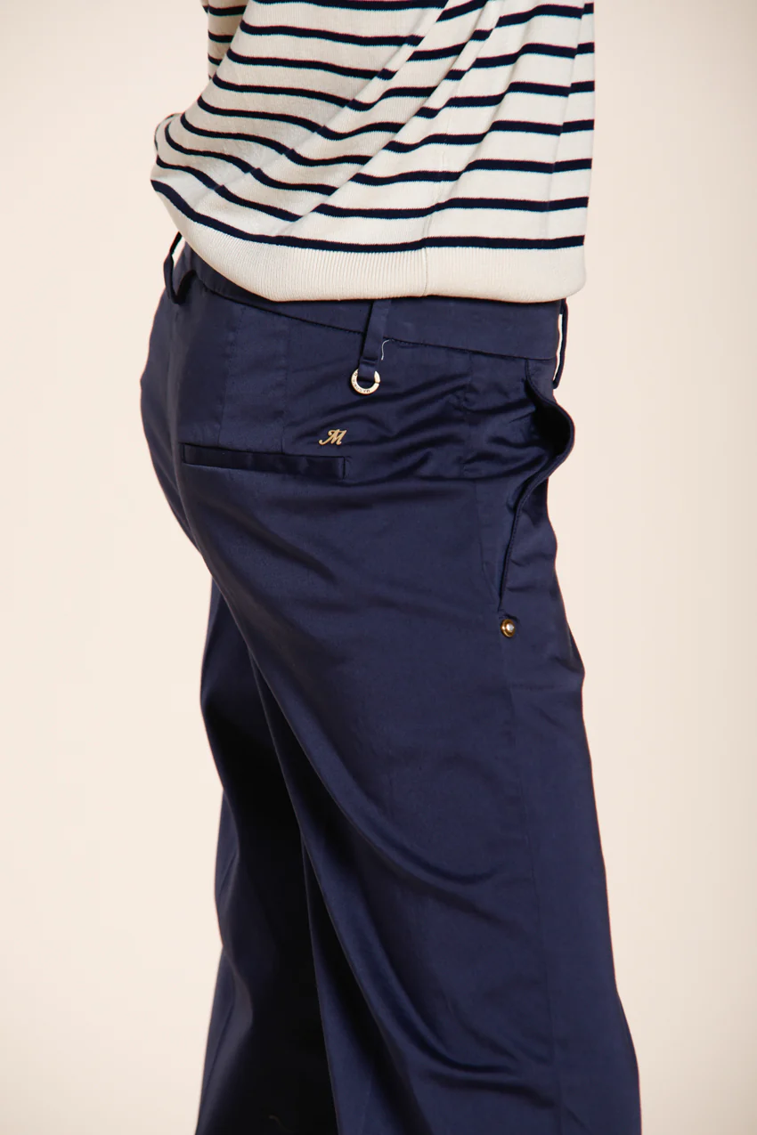 New York Carrot pantalone chino donna in raso stretch carrot fit ① - Image 2