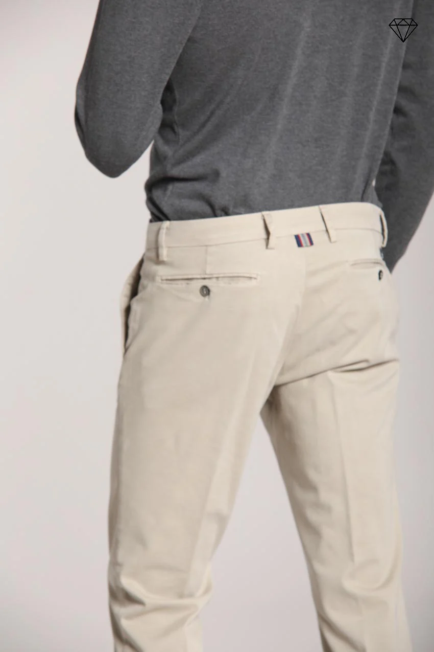 New York pantalone chino uomo in gabardina stretch regular fit ① - Image 2