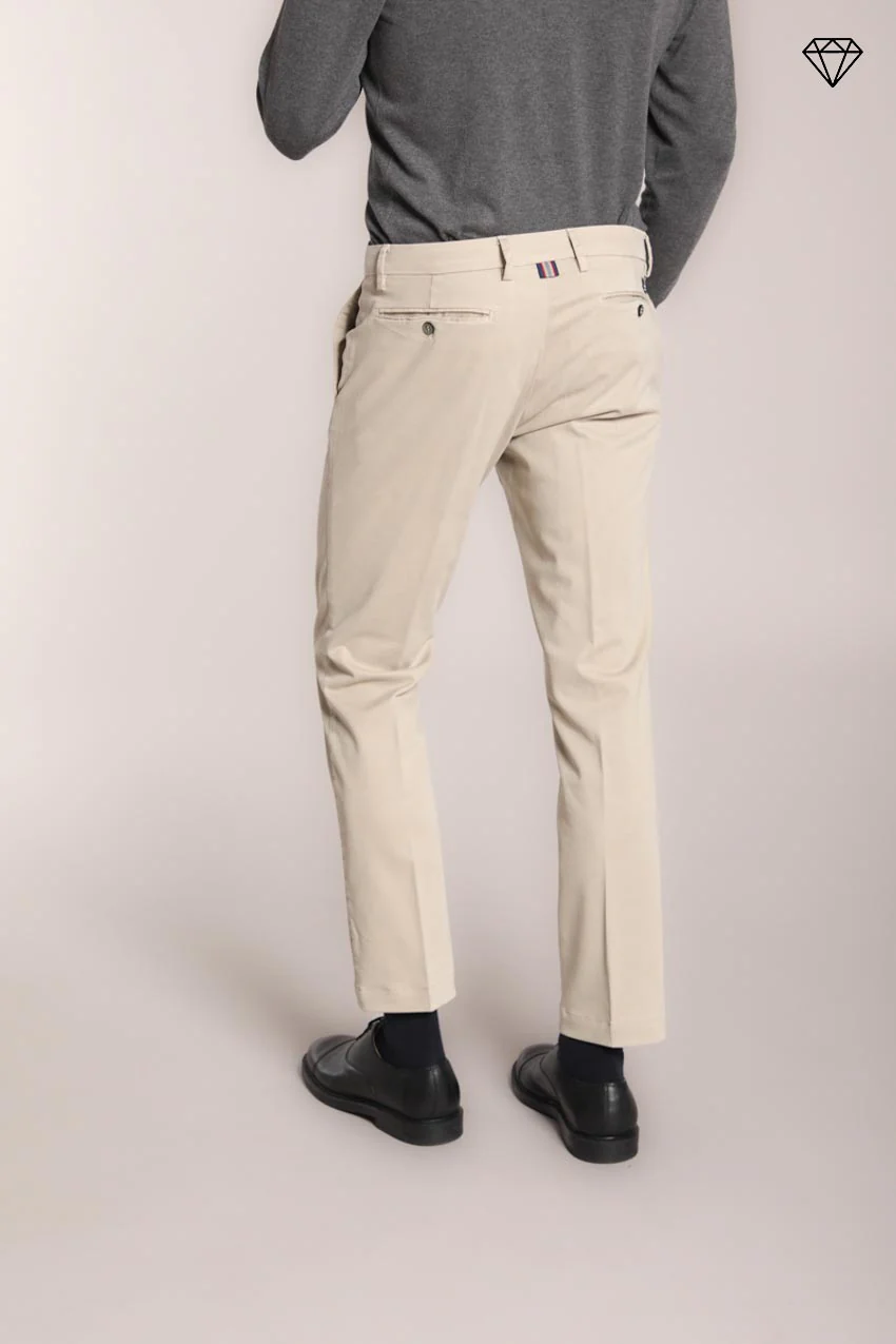 New York pantalone chino uomo in gabardina stretch regular fit ① - Image 4