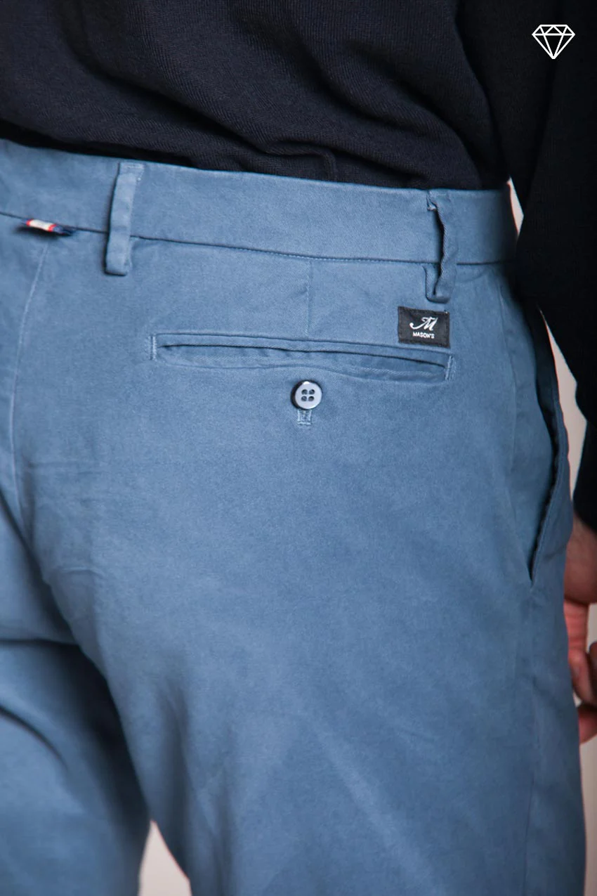 New York pantalone chino uomo in gabardina stretch regular fit ① - Image 2