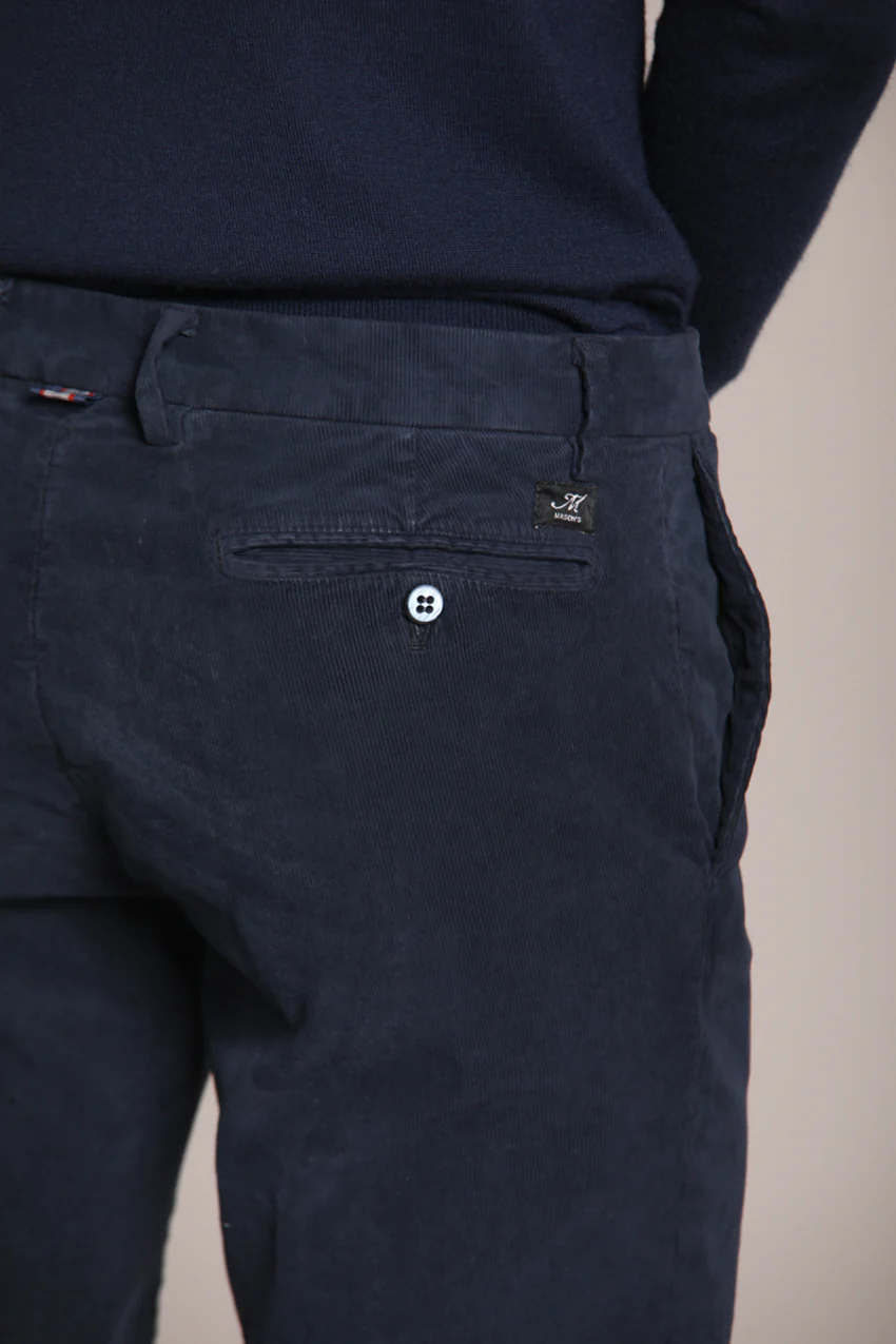 New York pantalone chino uomo in velluto 1000 righe regular fit - Image 2