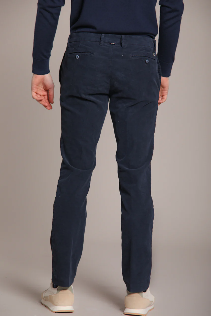New York pantalone chino uomo in velluto 1000 righe regular fit - Image 4