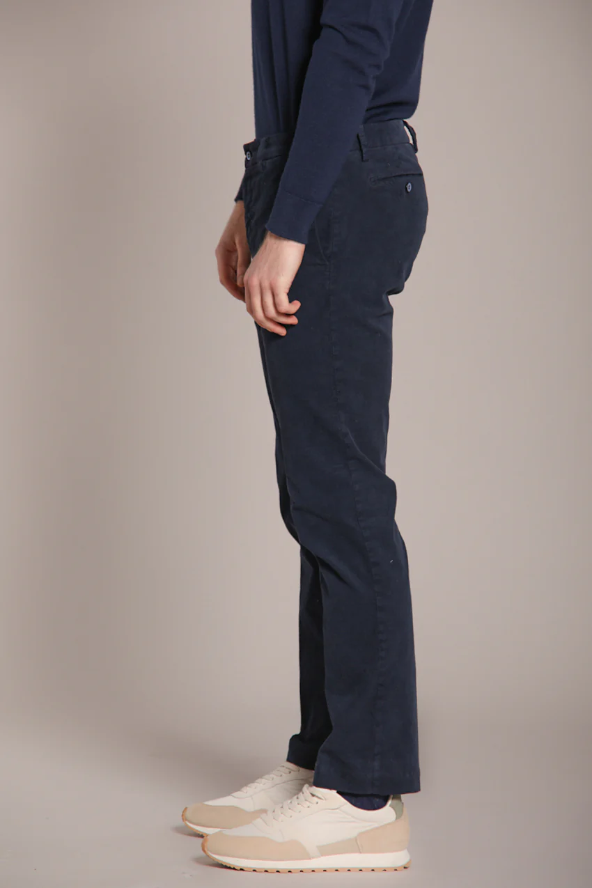 New York pantalone chino uomo in velluto 1000 righe regular fit - Image 5