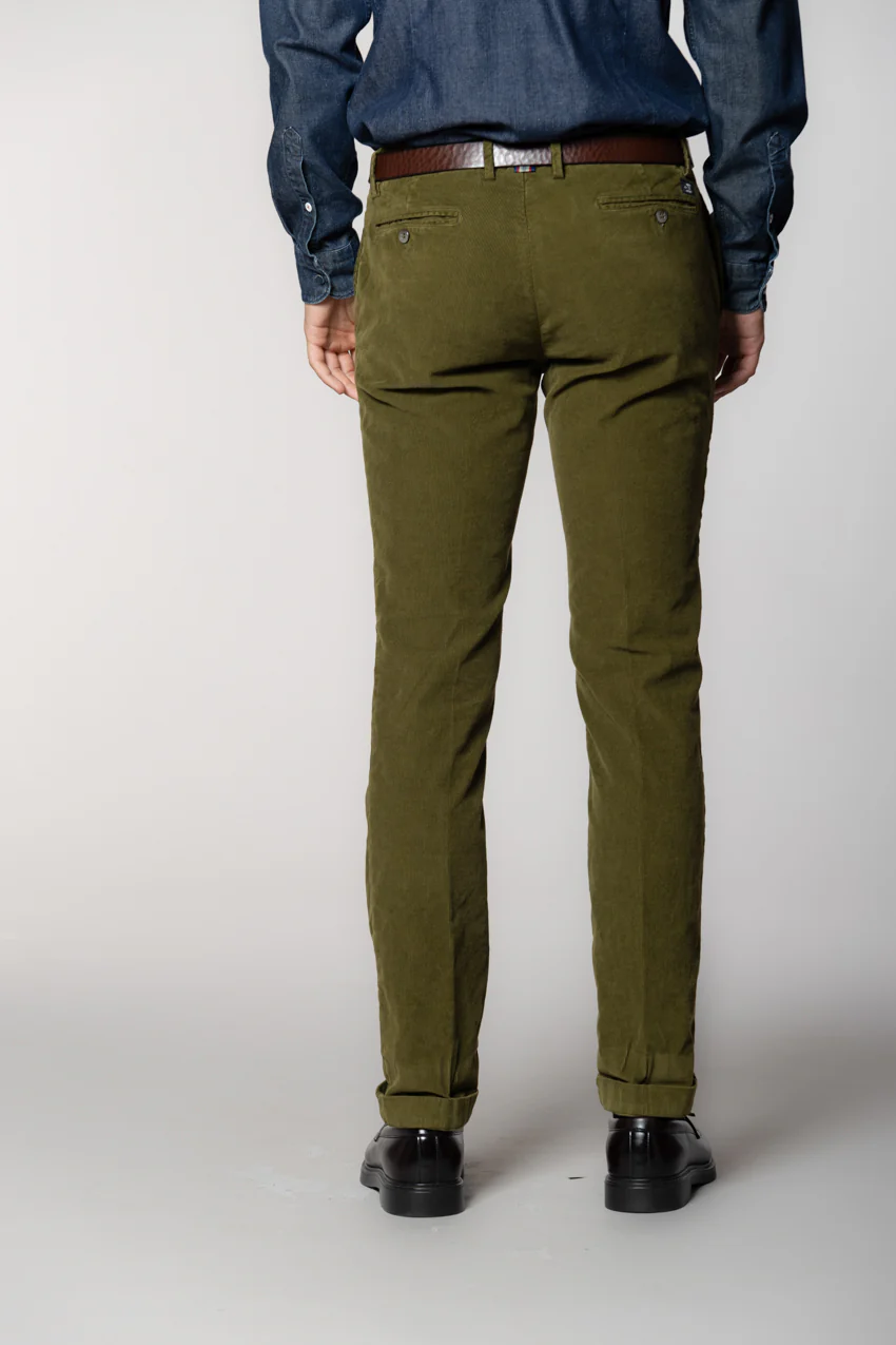 New York pantalone chino uomo in velluto 1000 righe regular fit - Image 5