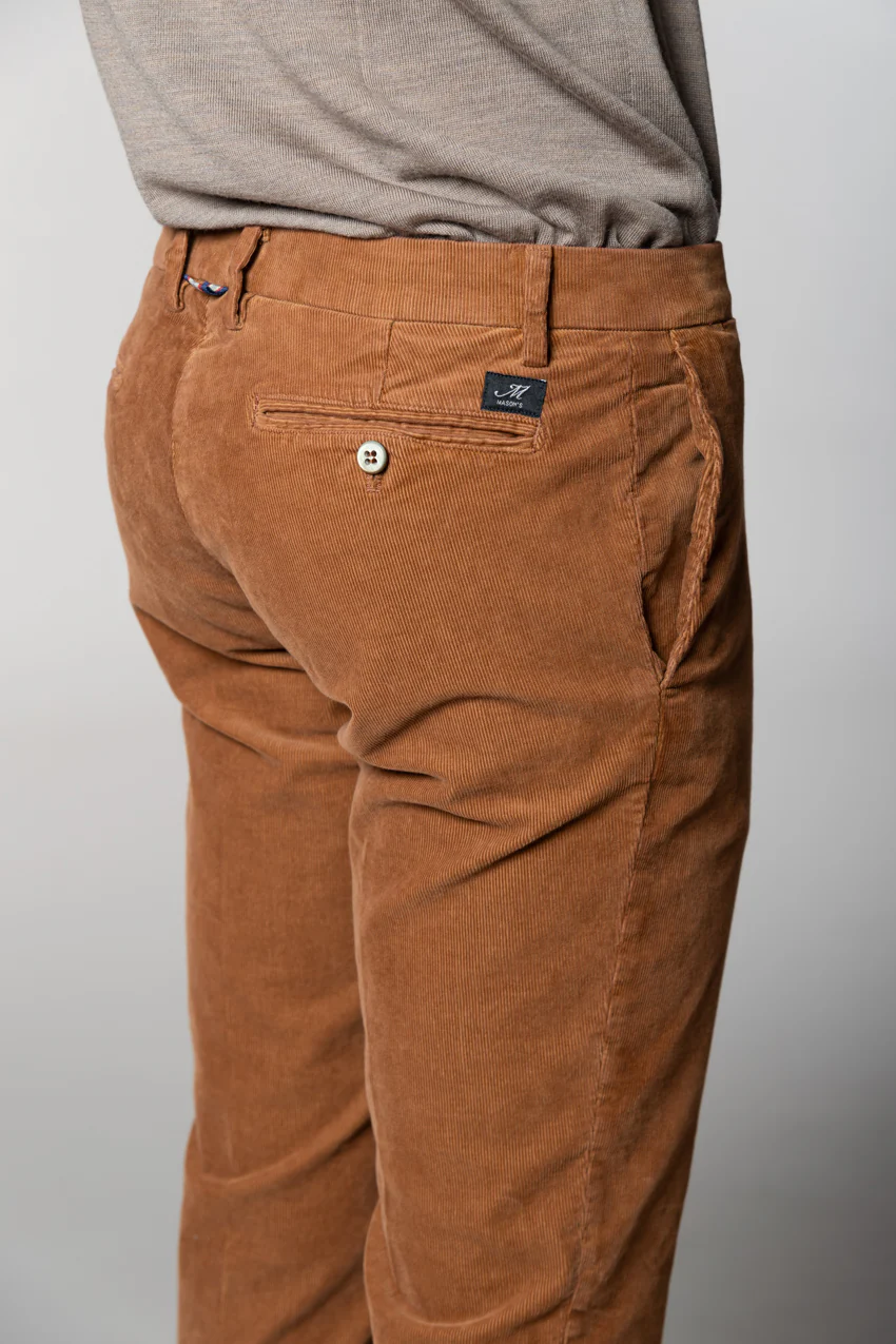 New York pantalone chino uomo in velluto 1000 righe regular fit - Image 2