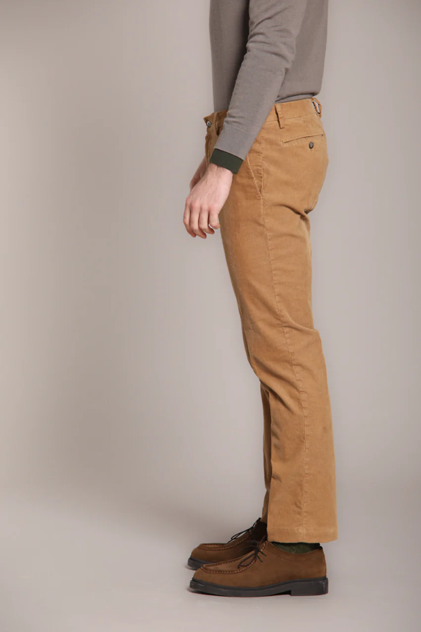 New York pantalone chino uomo in velluto 1000 righe regular fit - Image 3