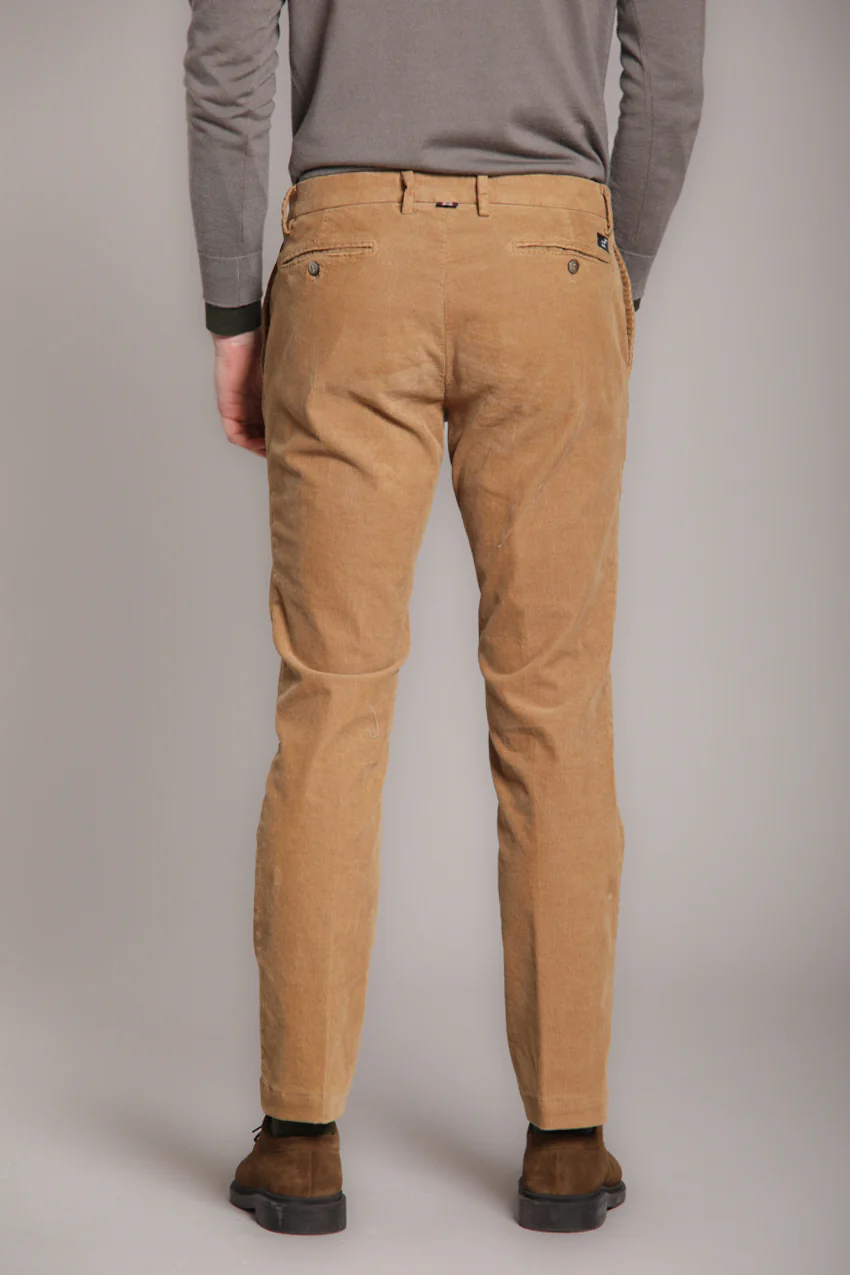 New York pantalone chino uomo in velluto 1000 righe regular fit - Image 4