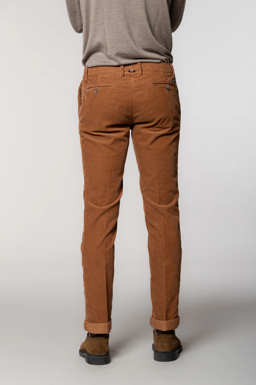 New York pantalone chino uomo in velluto 1000 righe regular fit - Image 5