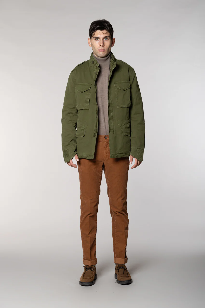 New York pantalone chino uomo in velluto 1000 righe regular fit - Image 6