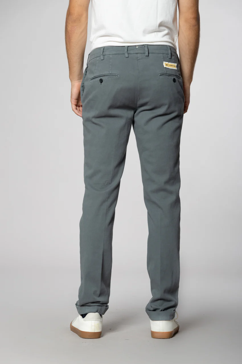 New York Sartoriale pantalone chino uomo sartoriale in cotone cashmere regular fit - Image 5