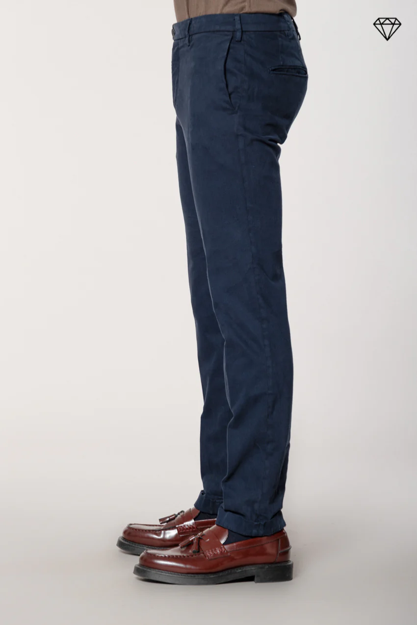 New York Sartoriale pantalone chino uomo sartoriale in cotone lana regular fit ① - Image 4