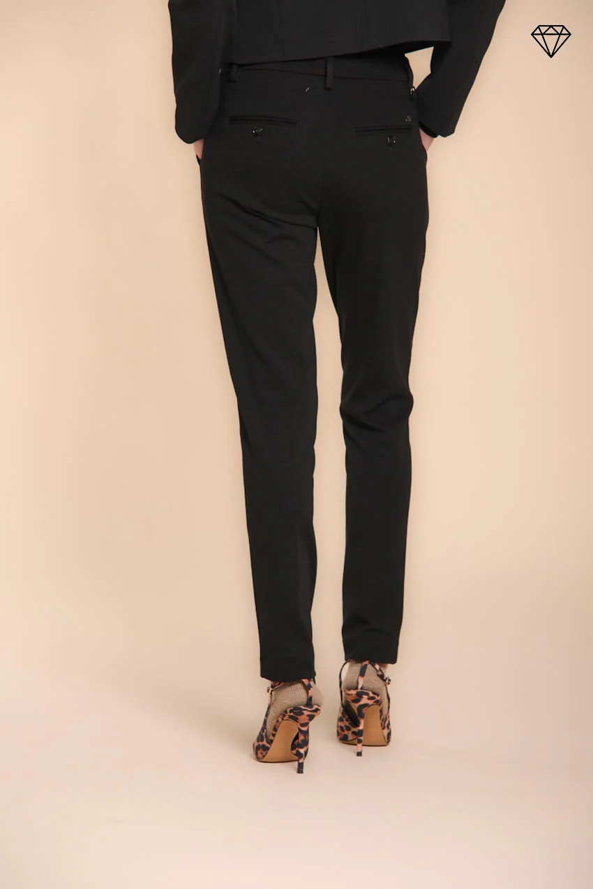 New York Slim pantalone chino donna in jersey tecnico slim fit ① - Image 4