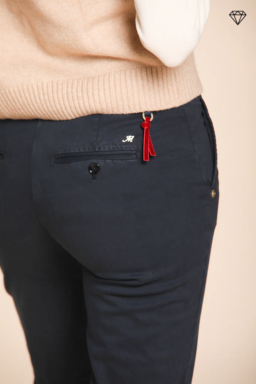 New York Slim pantalone chino donna in raso slim fit ① - Image 2
