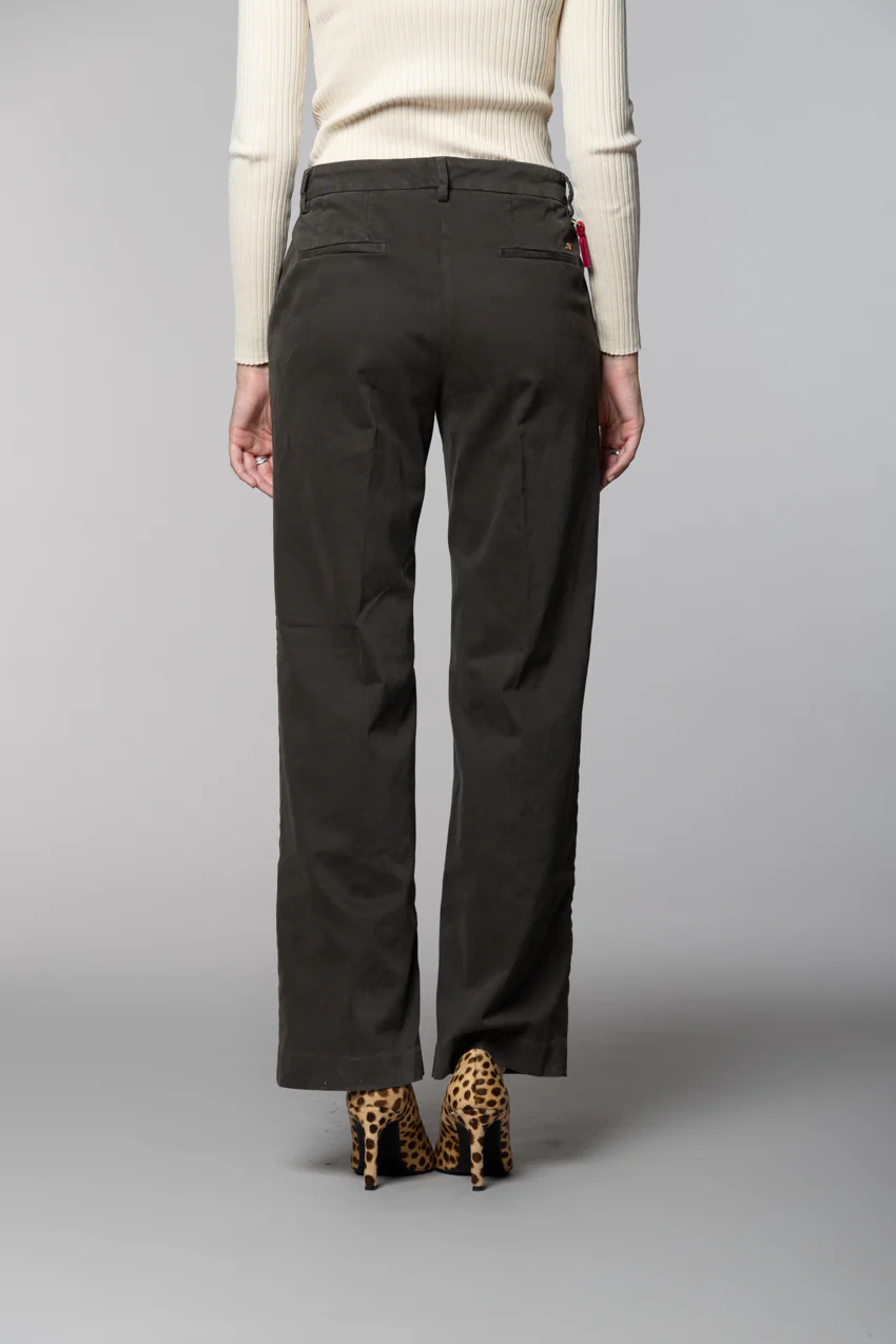 New York Straight pantalone chino donna in gabardina straight fit - Image 4