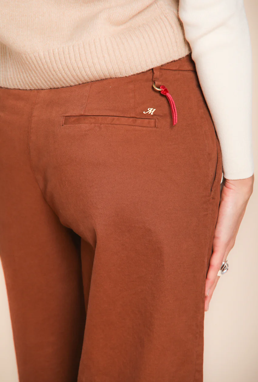 New York Straight pantalone chino donna in gabardina straight fit - Image 4