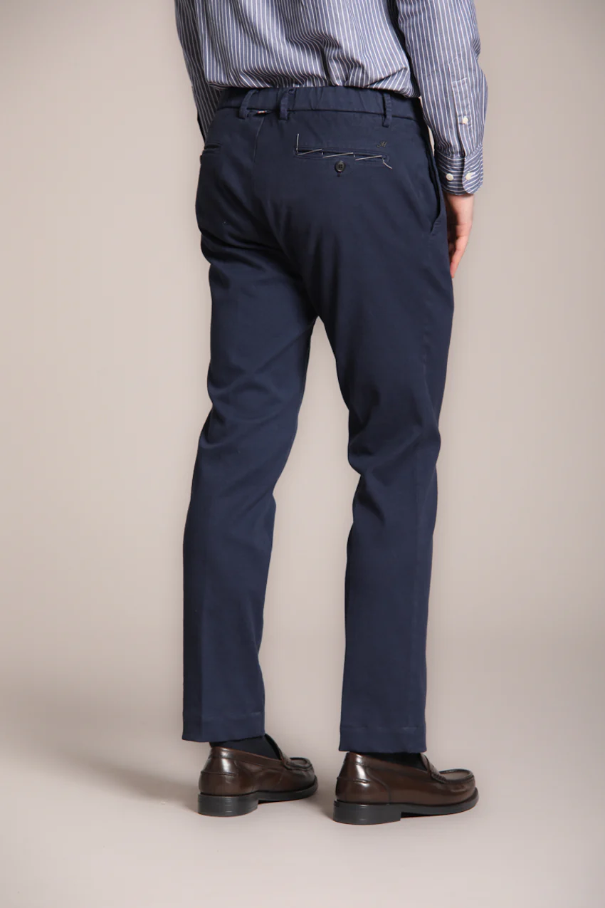 New York String pantalone chino jogger uomo in cotone cashmere regular fit - Image 3