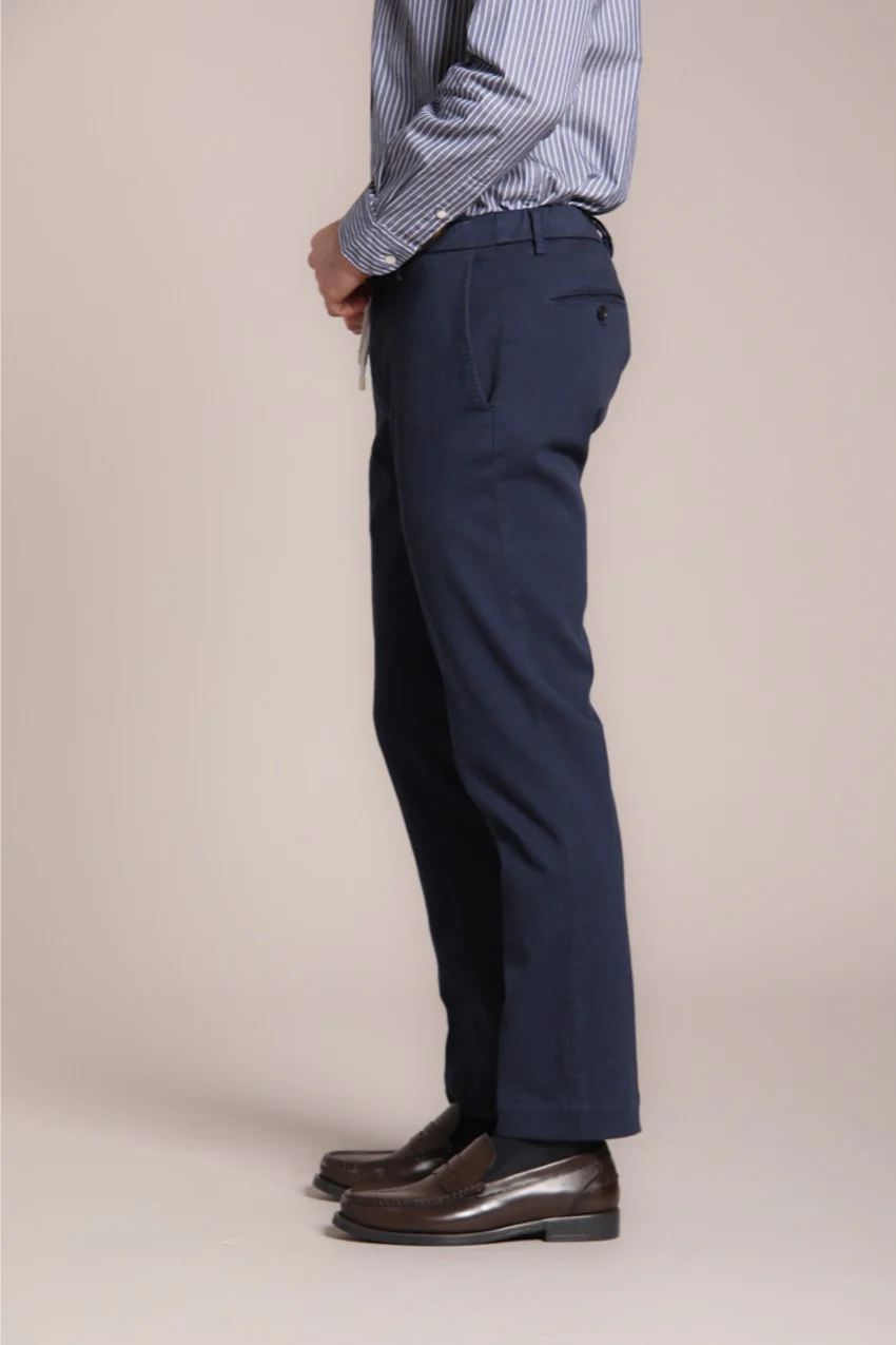 New York String pantalone chino jogger uomo in cotone cashmere regular fit - Image 5