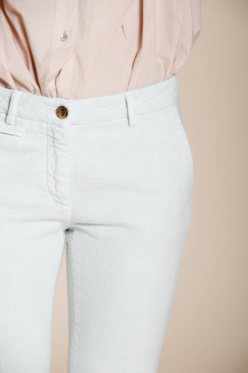 New York Trumpet pantalone chino donna in stuoia slim fit - Image 2