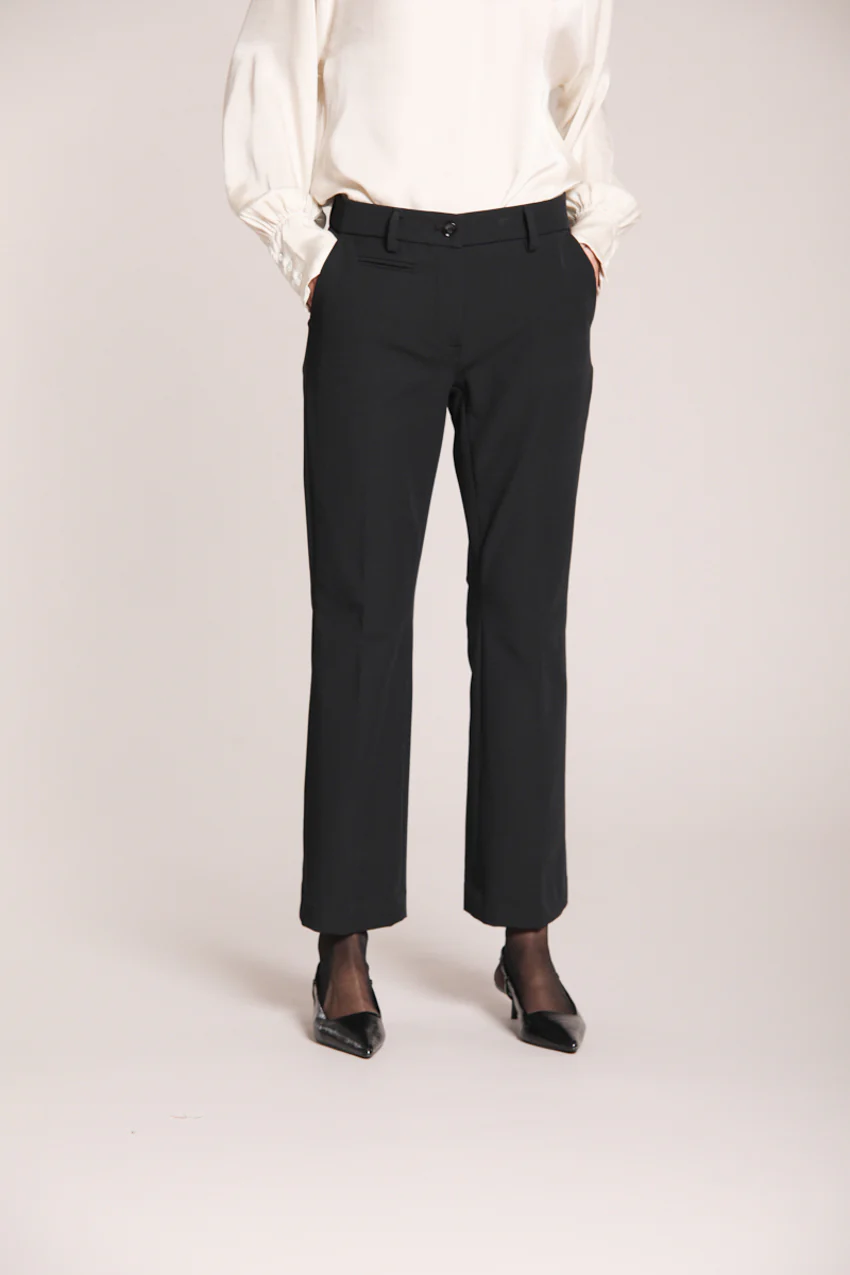 New York Trumpet pantalone chino donna tessuto tecnico cavallery slim fit