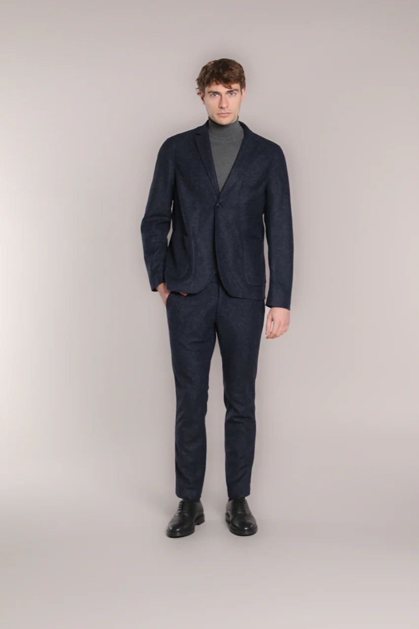 Roma blazer uomo in lana resca - Image 3