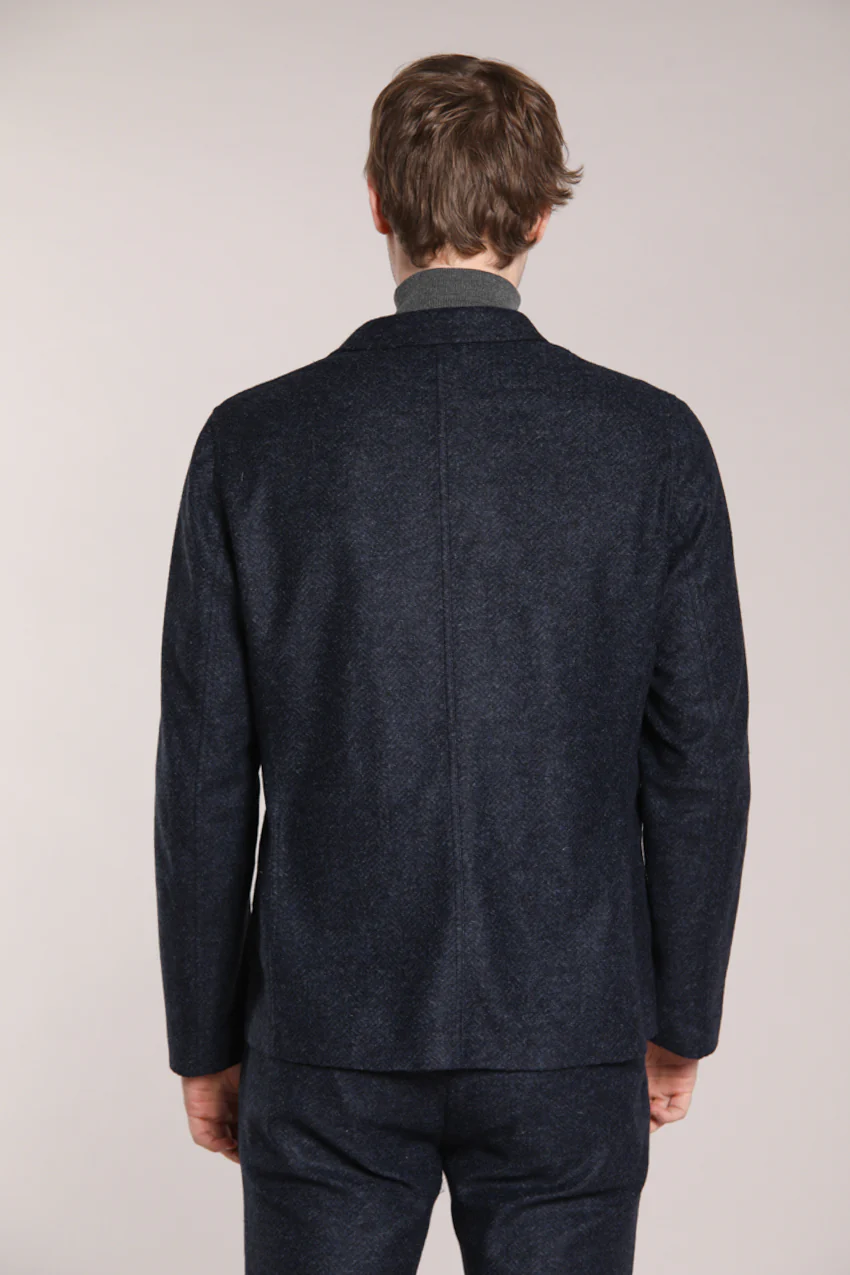 Roma blazer uomo in lana resca - Image 4