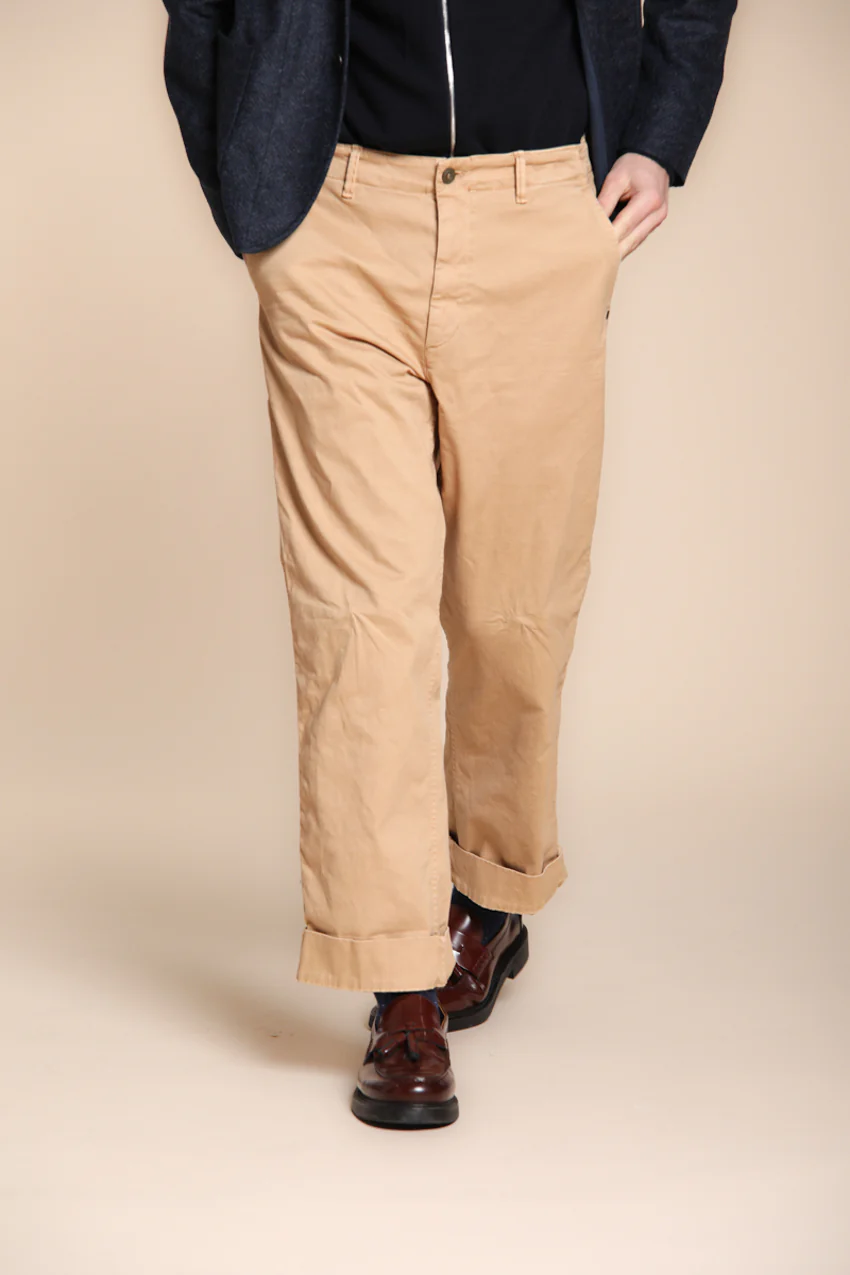 San Andreas M74 pantalone cargo uomo in gabardina relaxed fit