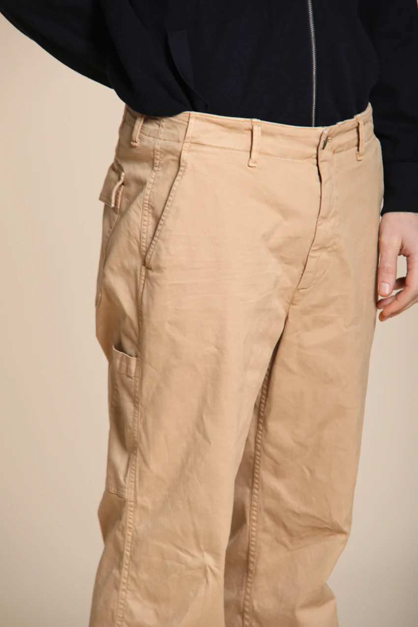 San Andreas M74 pantalone cargo uomo in gabardina relaxed fit - Image 2