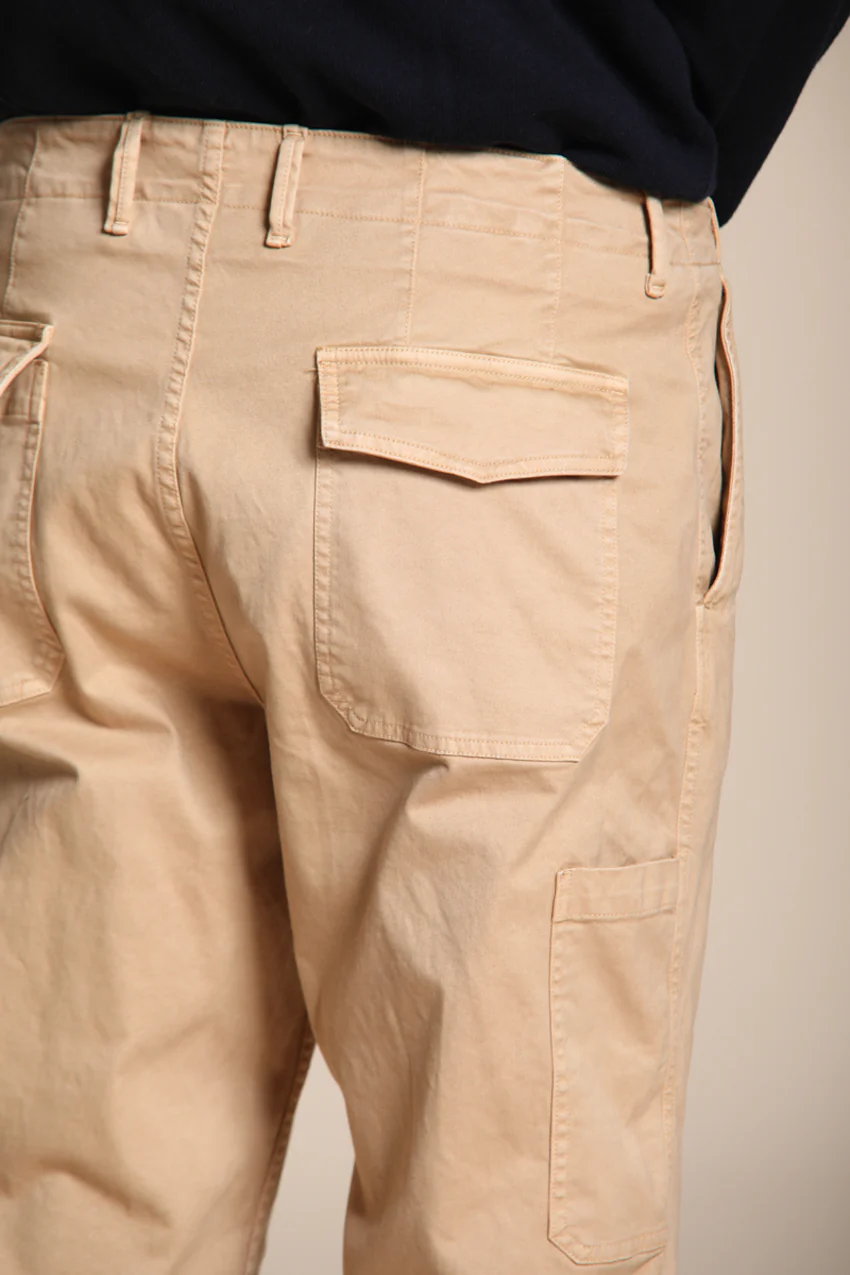 San Andreas M74 pantalone cargo uomo in gabardina relaxed fit - Image 3