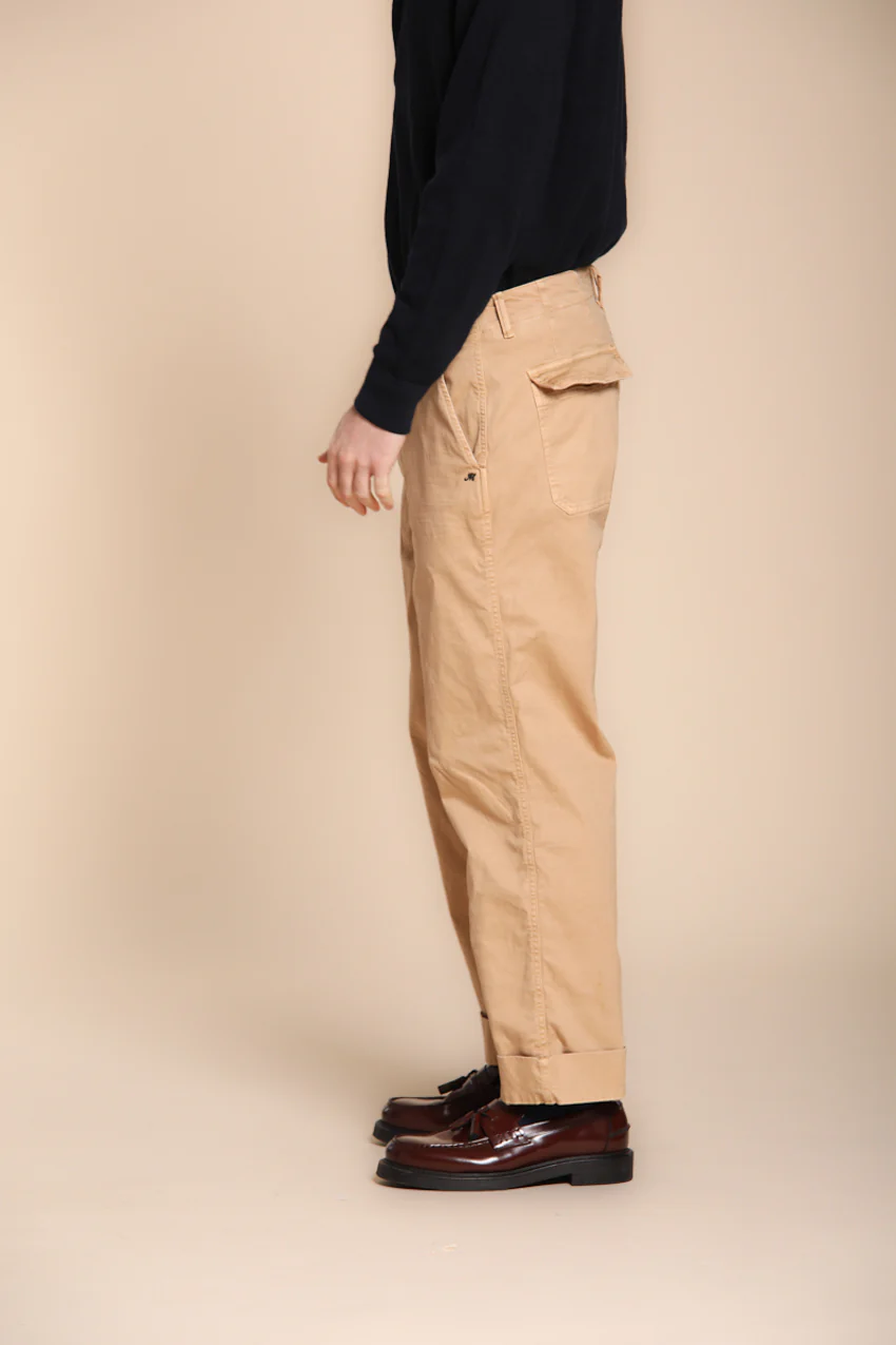 San Andreas M74 pantalone cargo uomo in gabardina relaxed fit - Image 4