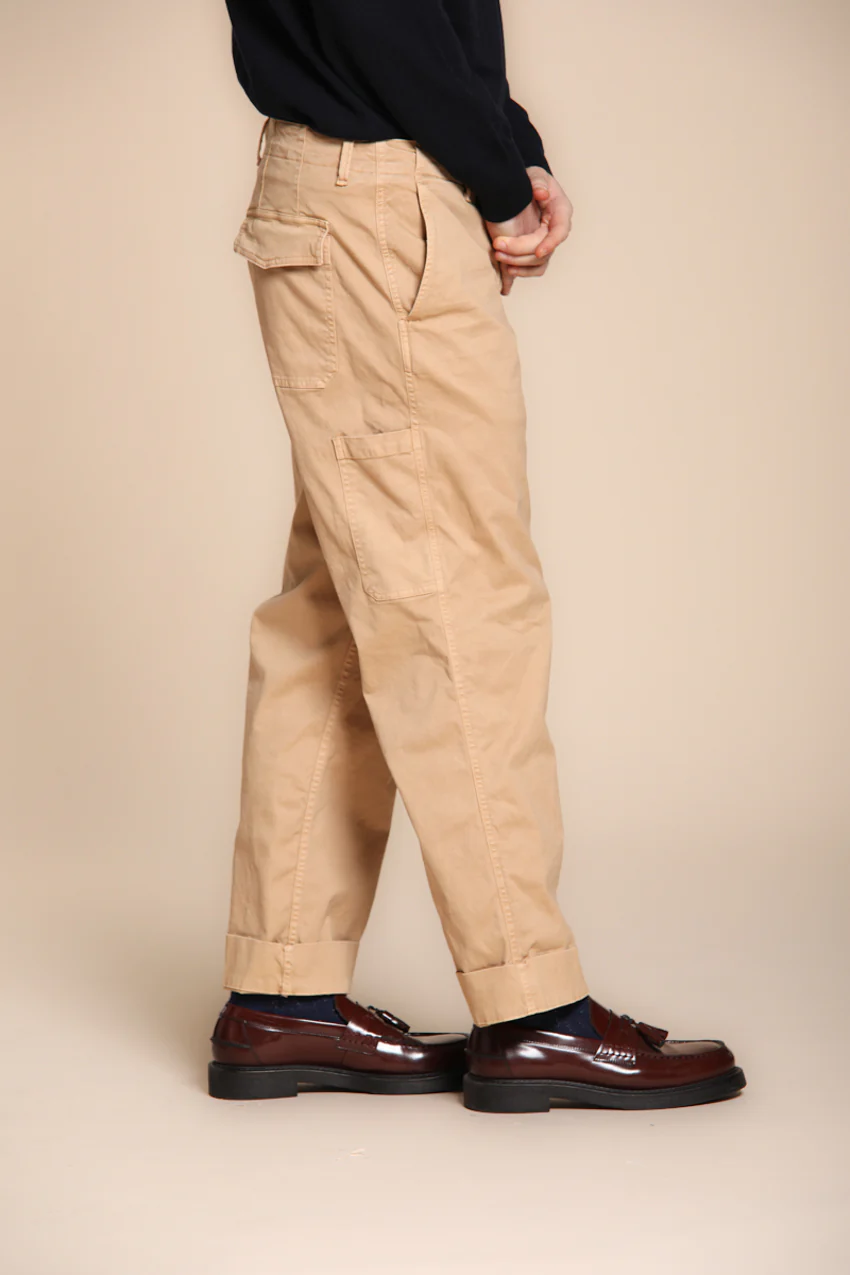 San Andreas M74 pantalone cargo uomo in gabardina relaxed fit - Image 5