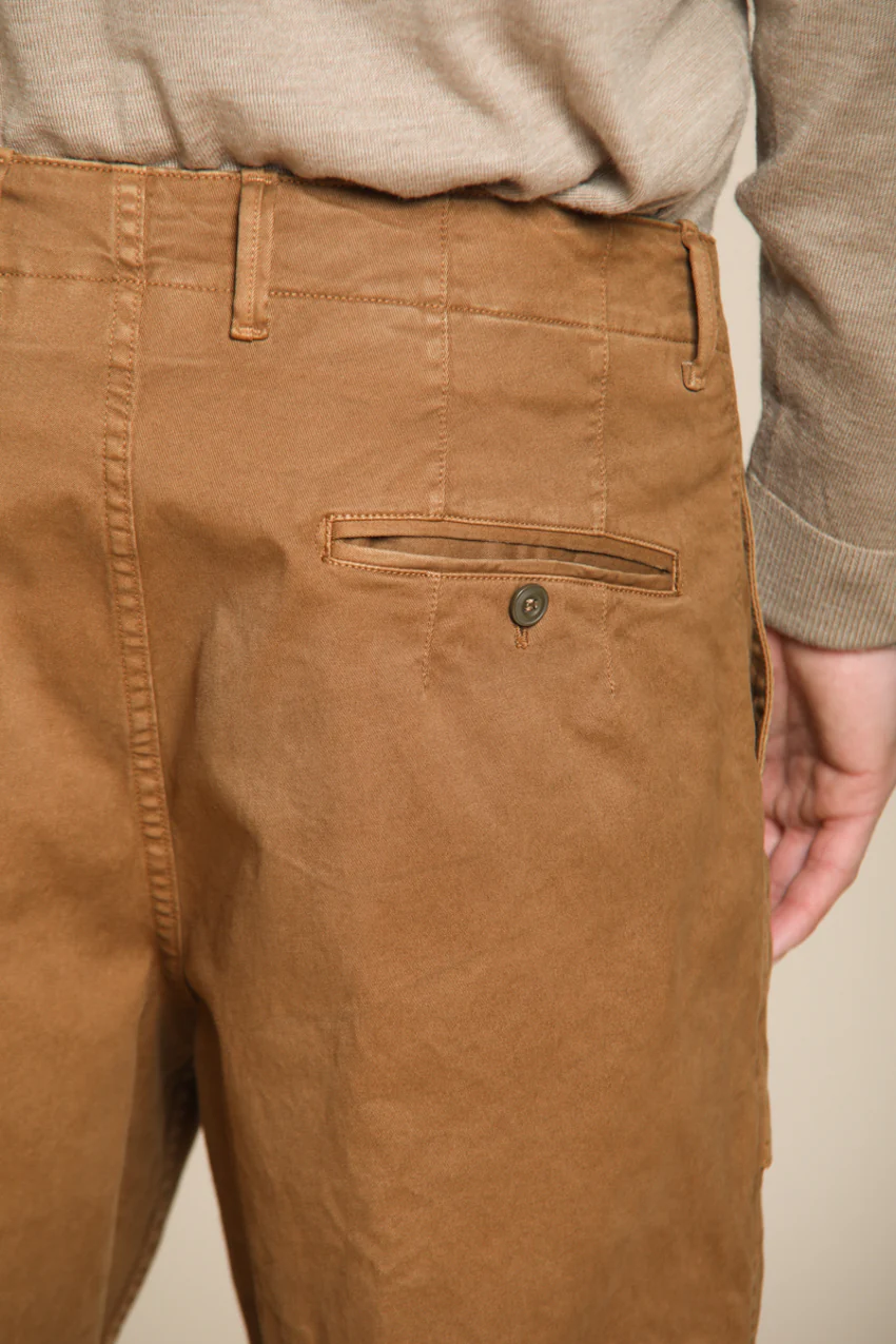 San Luis M74 pantalone cargo uomo in gabardina relaxed fit - Image 3