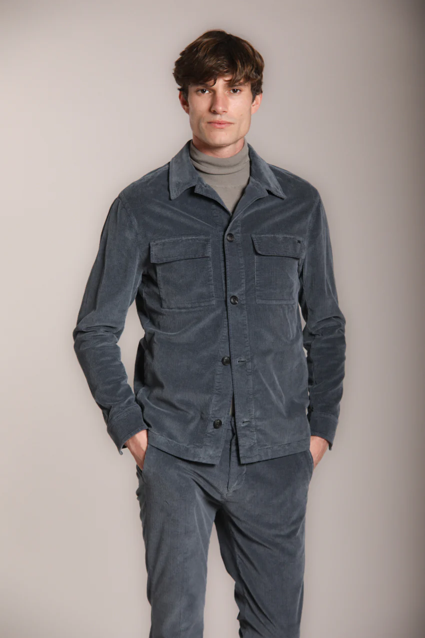 Steve overshirt uomo in velluto 500 righe - Image 2