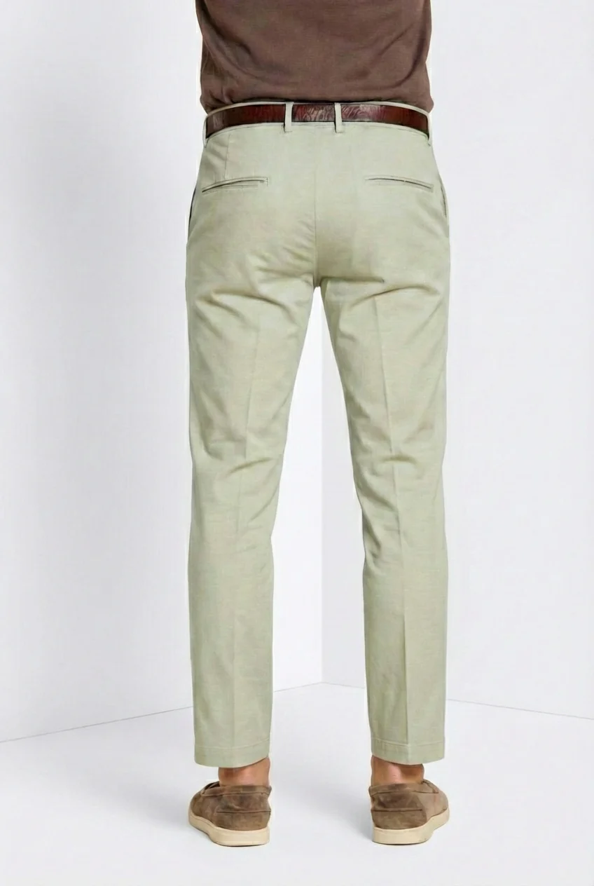 Torino Flex pantalone chino uomo in gabardina stretch slim fit ① - Image 4