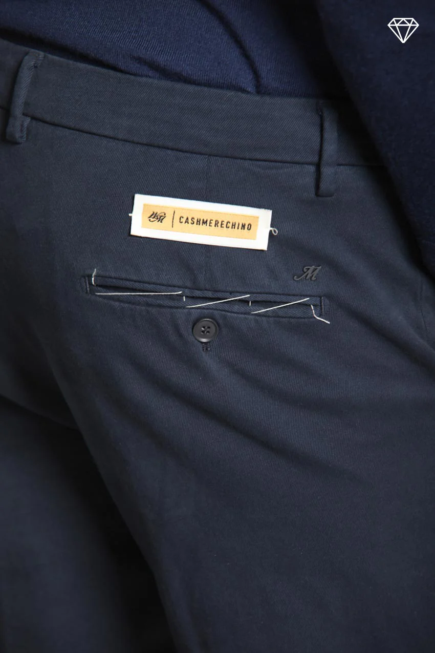 Torino pantalone chino uomo in cotone cashmere slim fit ① - Image 4