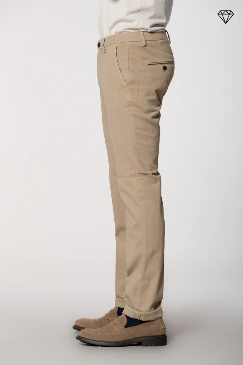 Torino pantalone chino uomo in cotone cashmere slim fit ① - Image 4