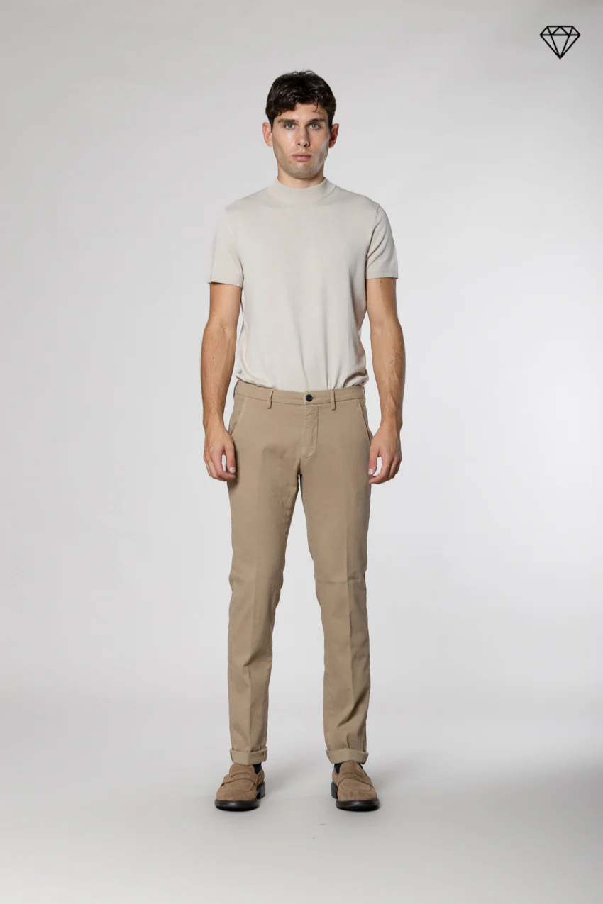 Torino pantalone chino uomo in cotone cashmere slim fit ① - Image 6