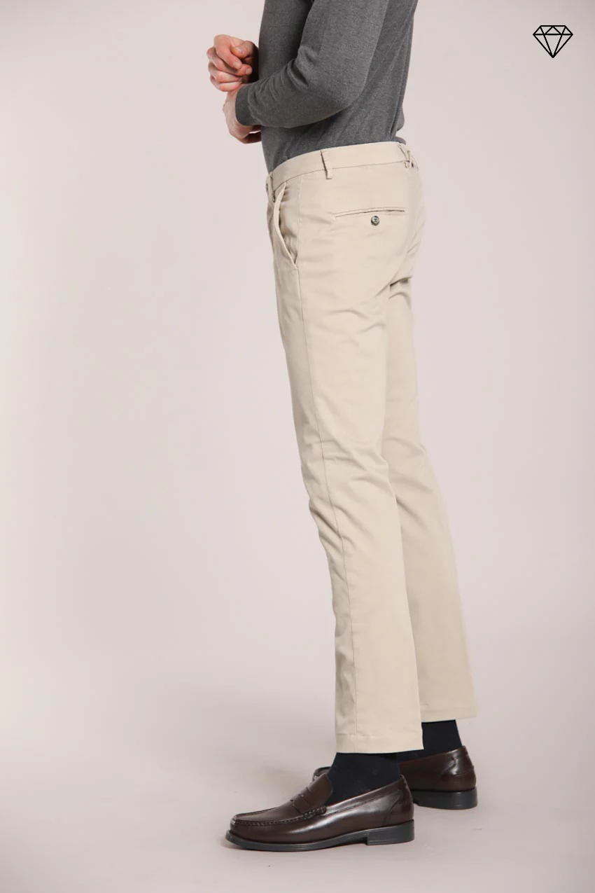 Torino pantalone chino uomo in gabardina slim fit ① - Image 3