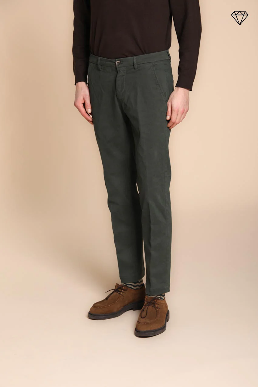 Torino pantalone chino uomo in gabardina slim fit ① - Image 5