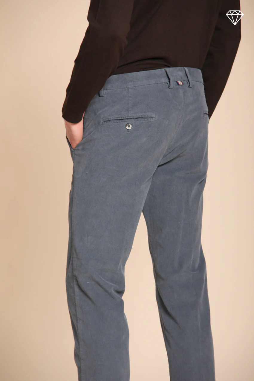 Torino pantalone chino uomo in velluto 1500 righe slim fit ① - Image 6