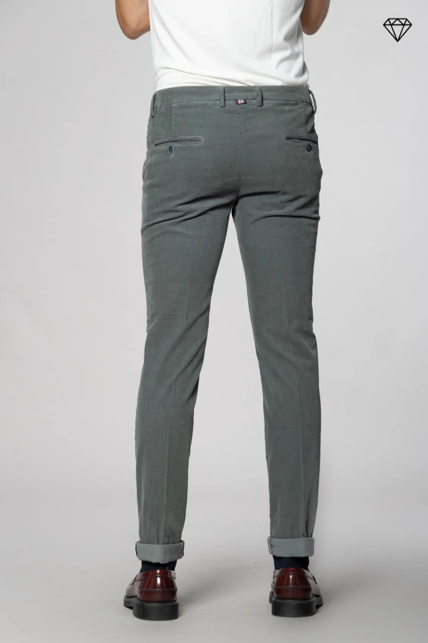 Torino pantalone chino uomo in velluto 1500 righe slim fit ① - Image 5