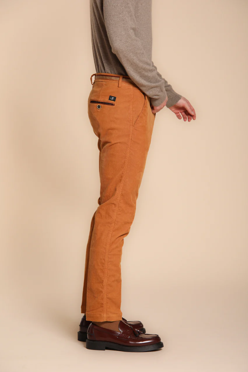 Torino Winter pantalone chino uomo in velluto 1000 righe slim fit - Image 4