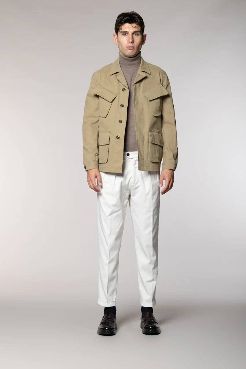 Vietnam Jacket giacca uomo in gabardina tinto pezza - Image 5