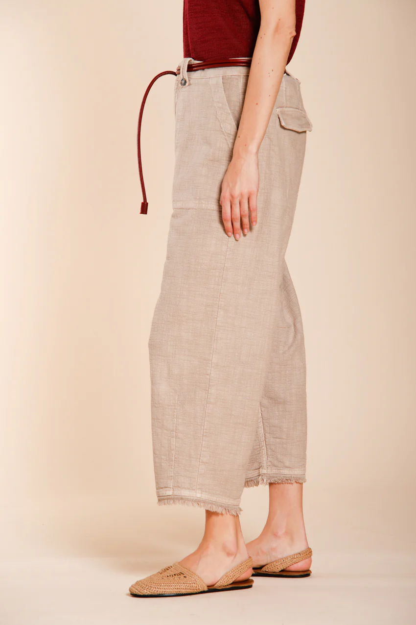 Vivienne Work pantalone cargo donna in stuoia balloon fit - Image 5